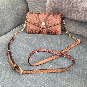 Small Michael Kors purse with partial chain strap